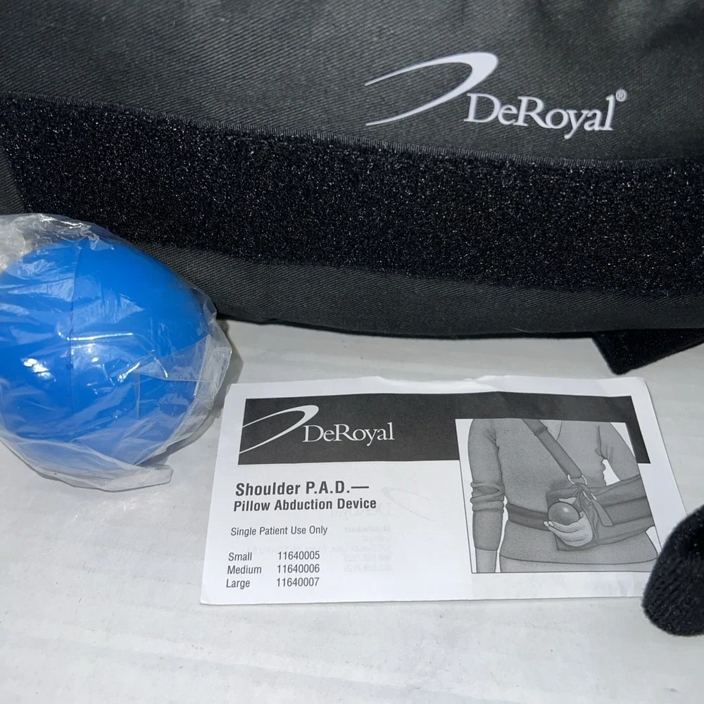 Deroyal Shoulder PAD Pillow Abduction Device‎ Sling Medium W/Ball 11640006